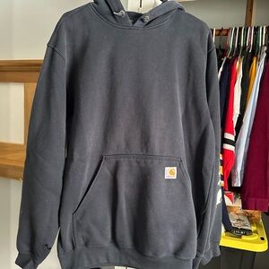 Carhartt Black Hooded Pullover Sweatshirt